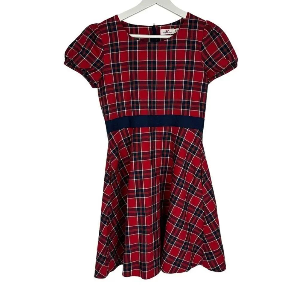 Vineyard Vines Girls size 14 Dress Red, White & Navy